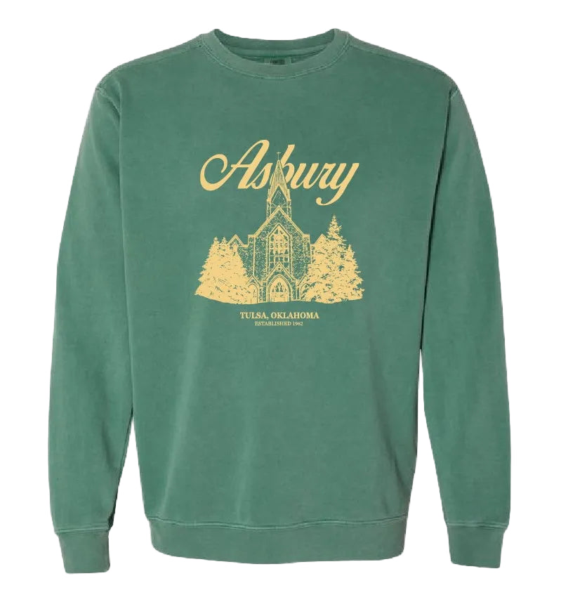 Asbury Classic Silhouette Crewneck Light Green