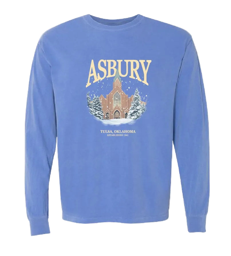 Asbury Winter Long Sleeve Tee Flo Blue