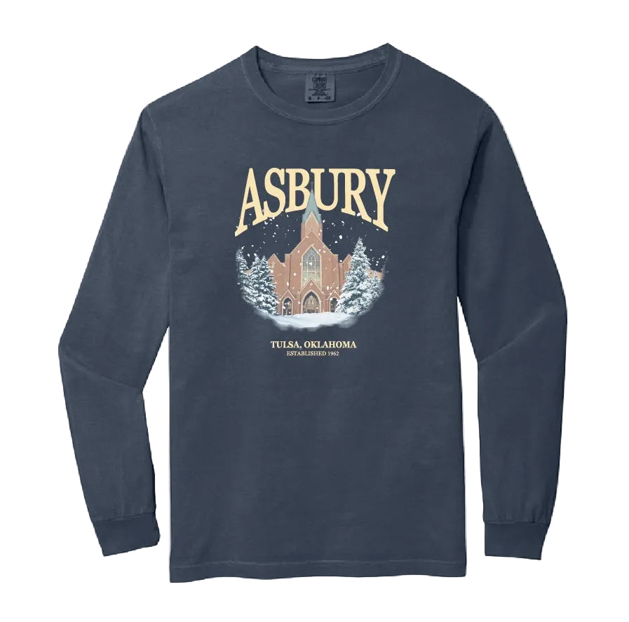 Asbury Winter Long Sleeve Tee Navy
